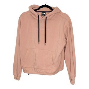 The North Face Women’s Embroidered Rose Pink Hoodie Sweatshirt Size Small